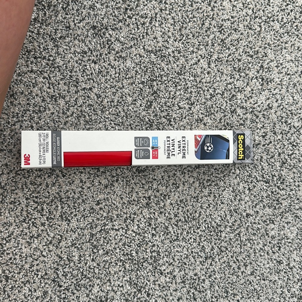 Scotch vinyl red